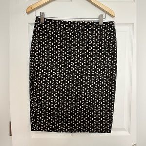 Loft eyelet overlay skirt